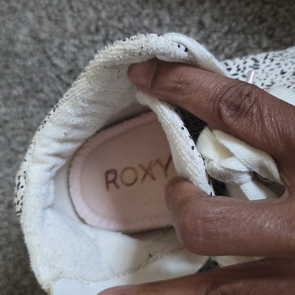 Pre-owned Womens Roxy Surf Roxy  Mid High Top Sneaker Shoes Sz 8 - Picture 8 of 11